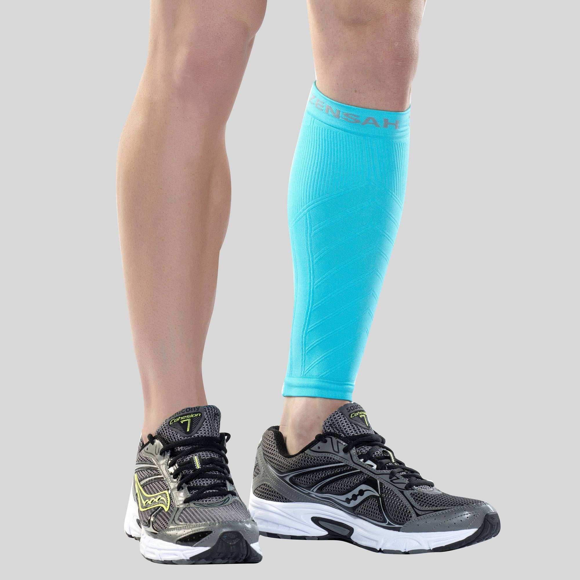 QUADA Compression Sleeve for Men & Women - BEST Calf Compression Socks for  Running Shin Splint Calf Pain Relief Leg Support Sleeve for Runners Medical