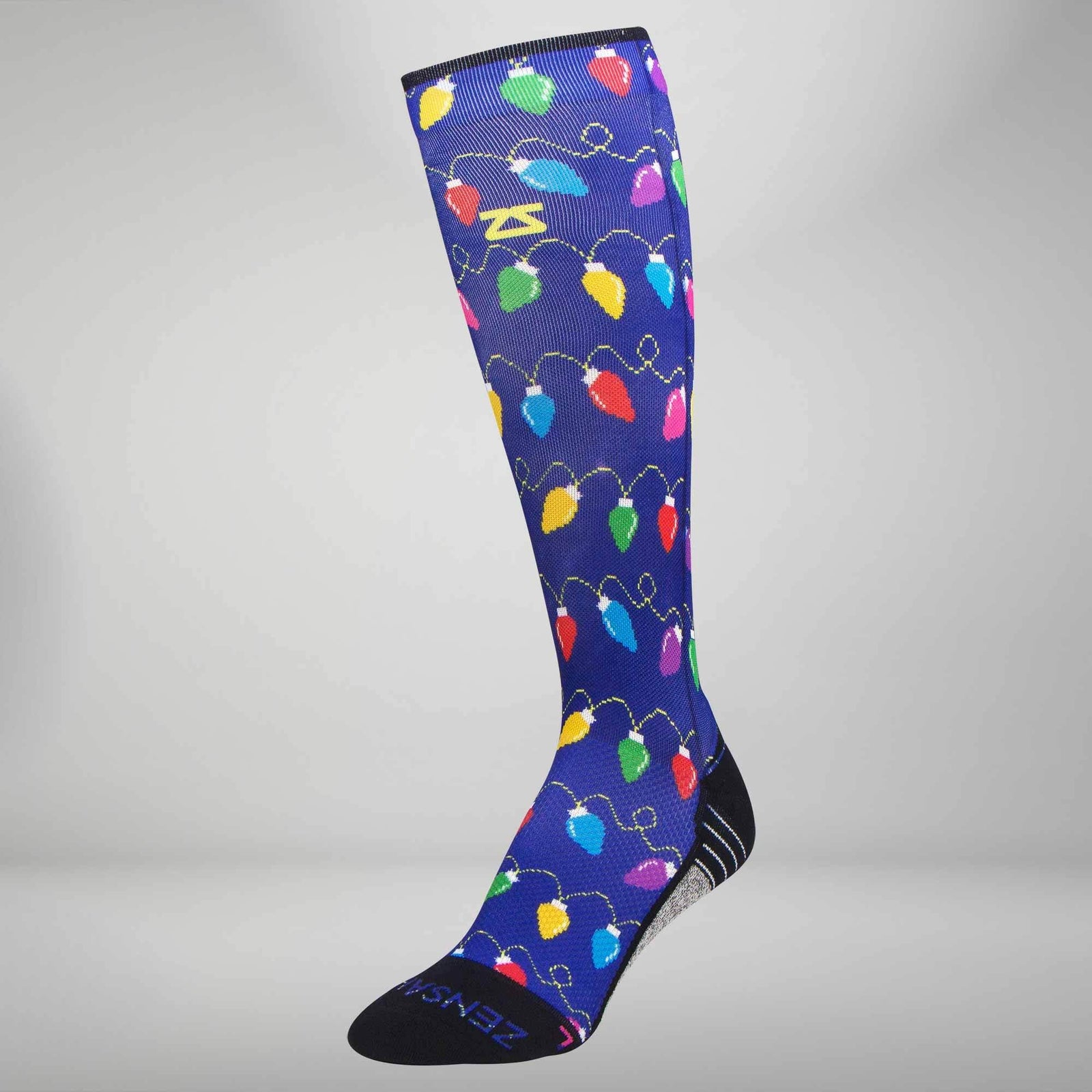 Christmas Lights Compression Socks (Knee-High)Socks - Zensah