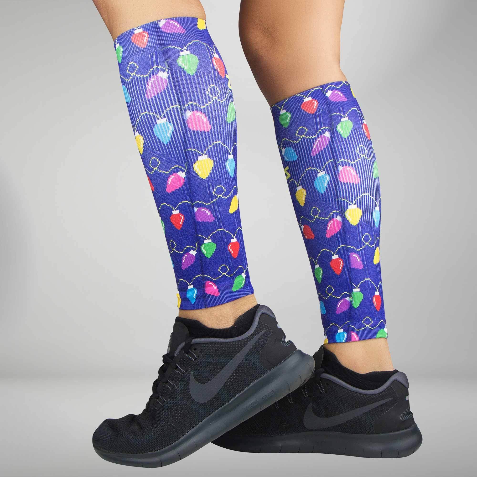 Christmas Lights Compression Leg SleevesLeg Sleeves - Zensah