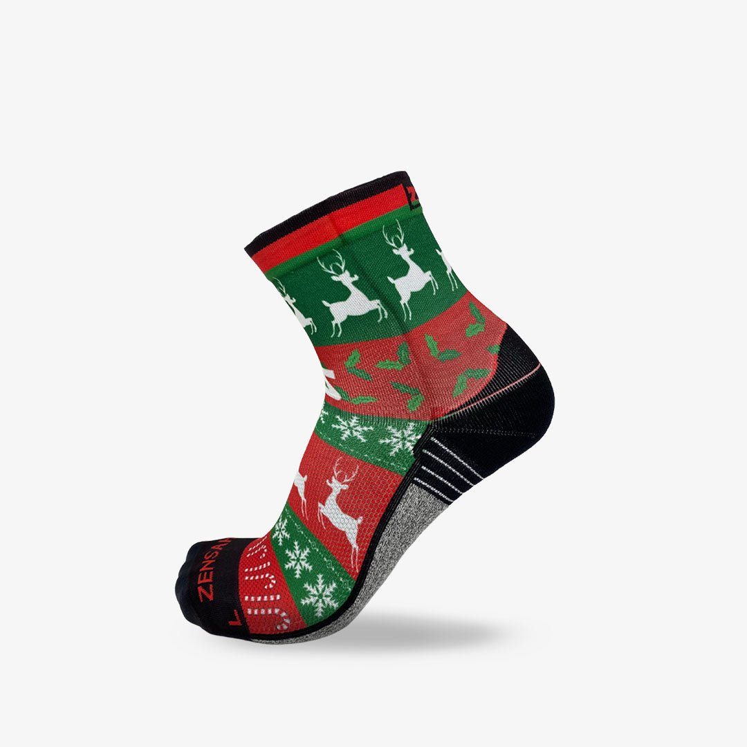 Funky Christmas Sweater Socks (Mini Crew)Socks - Zensah