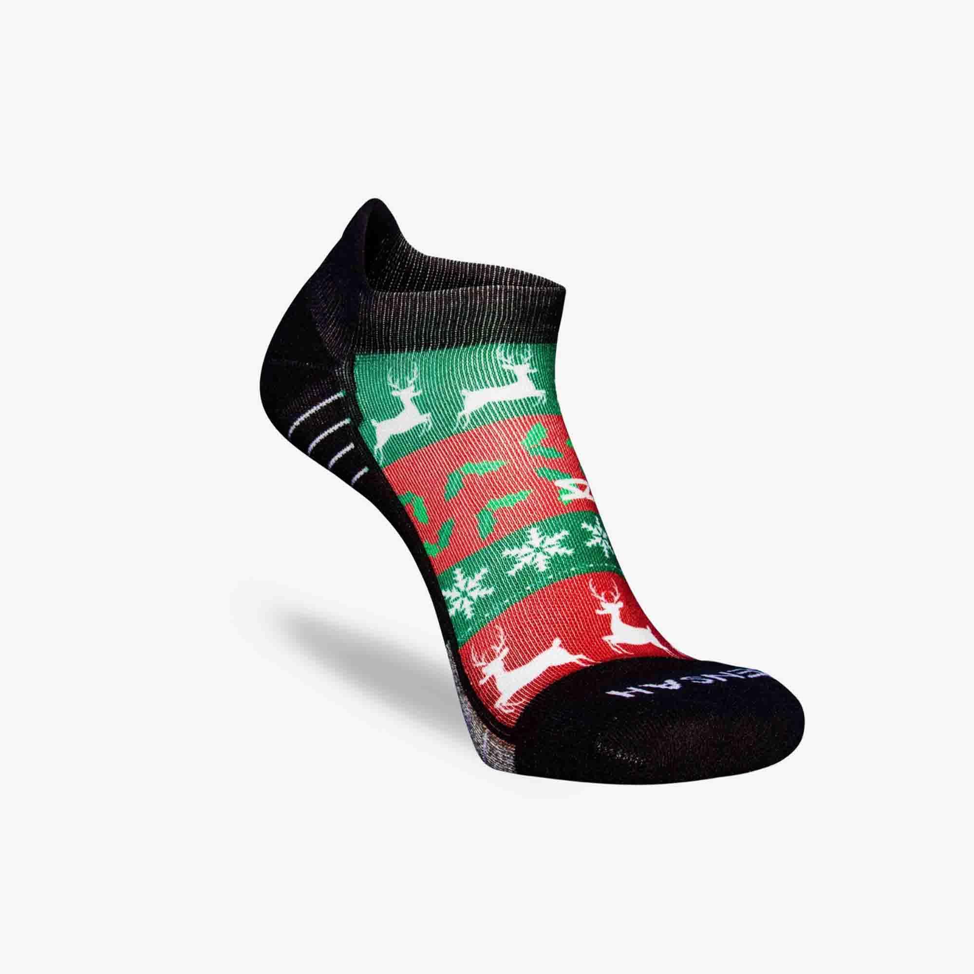 Funky Christmas Sweater Socks (No-Show)Socks - Zensah