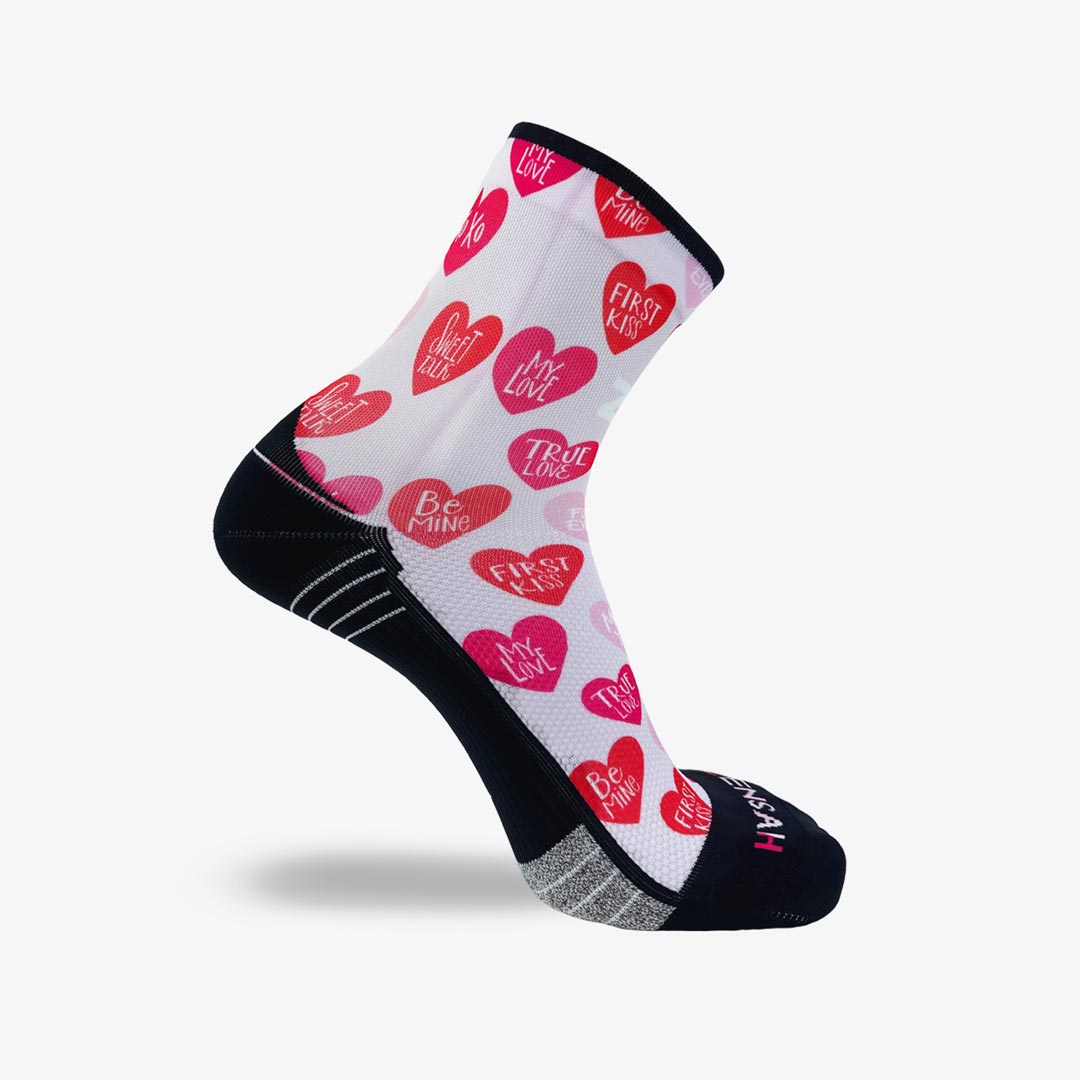 Heart Phrases Socks (Mini-Crew)Socks - Zensah