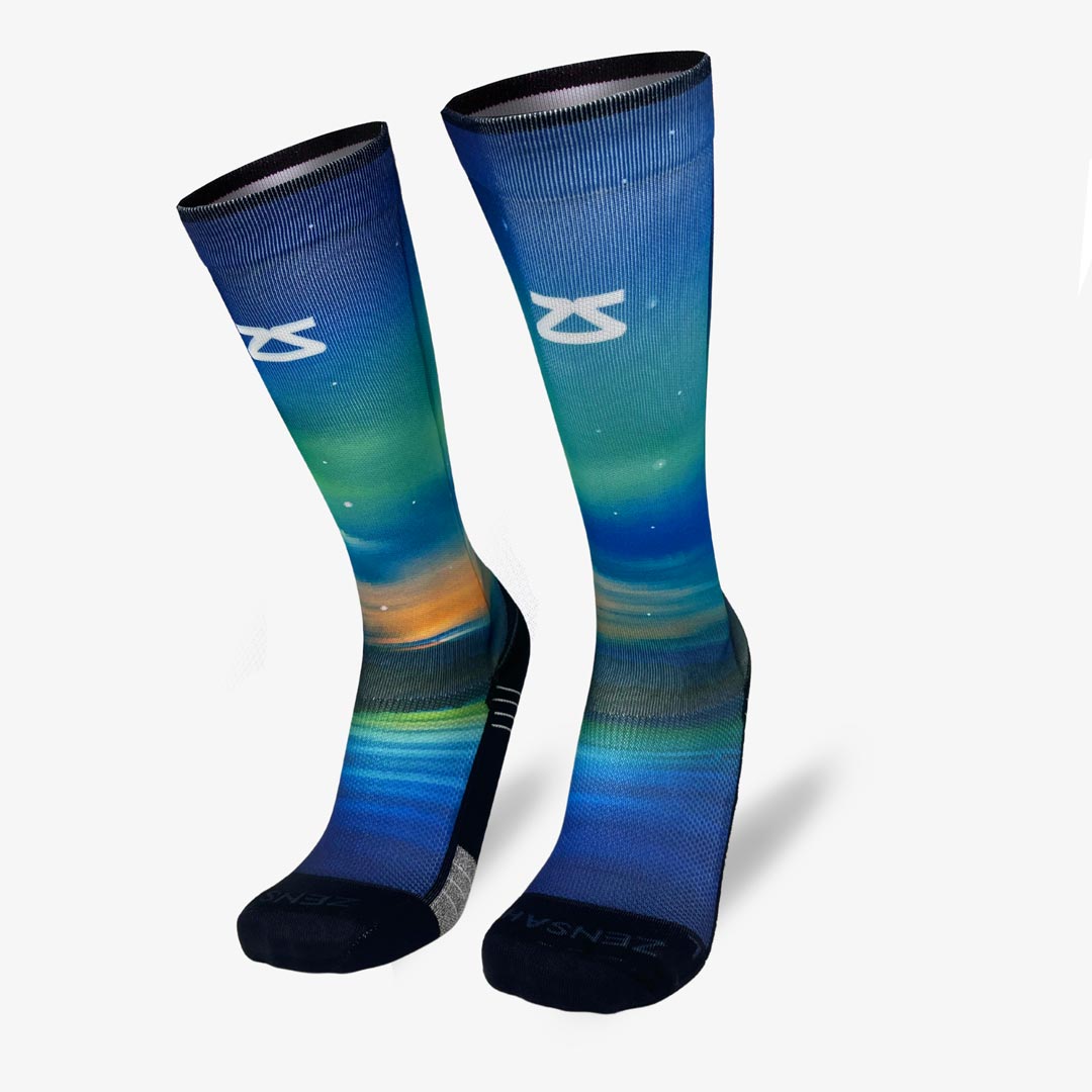 Lake Aurora Compression Socks (Knee-High)Socks - Zensah