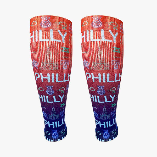 Neon Philly Compression Leg Sleeves