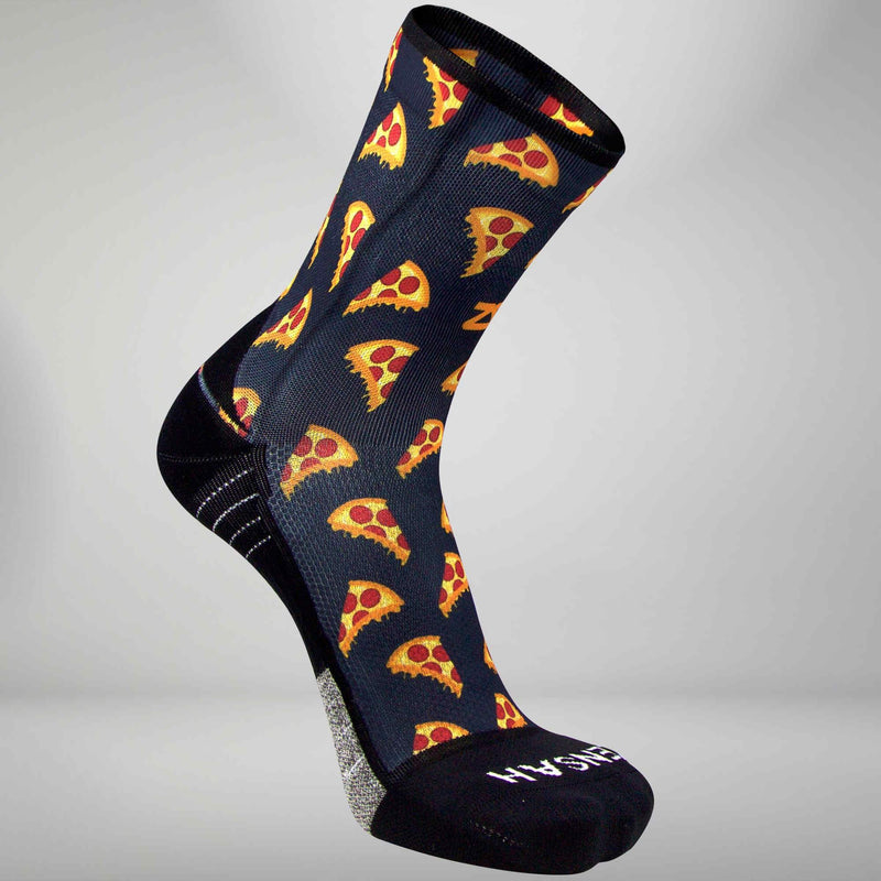 Foodie Pizza Running Socks, Mini-Crew | Zensah