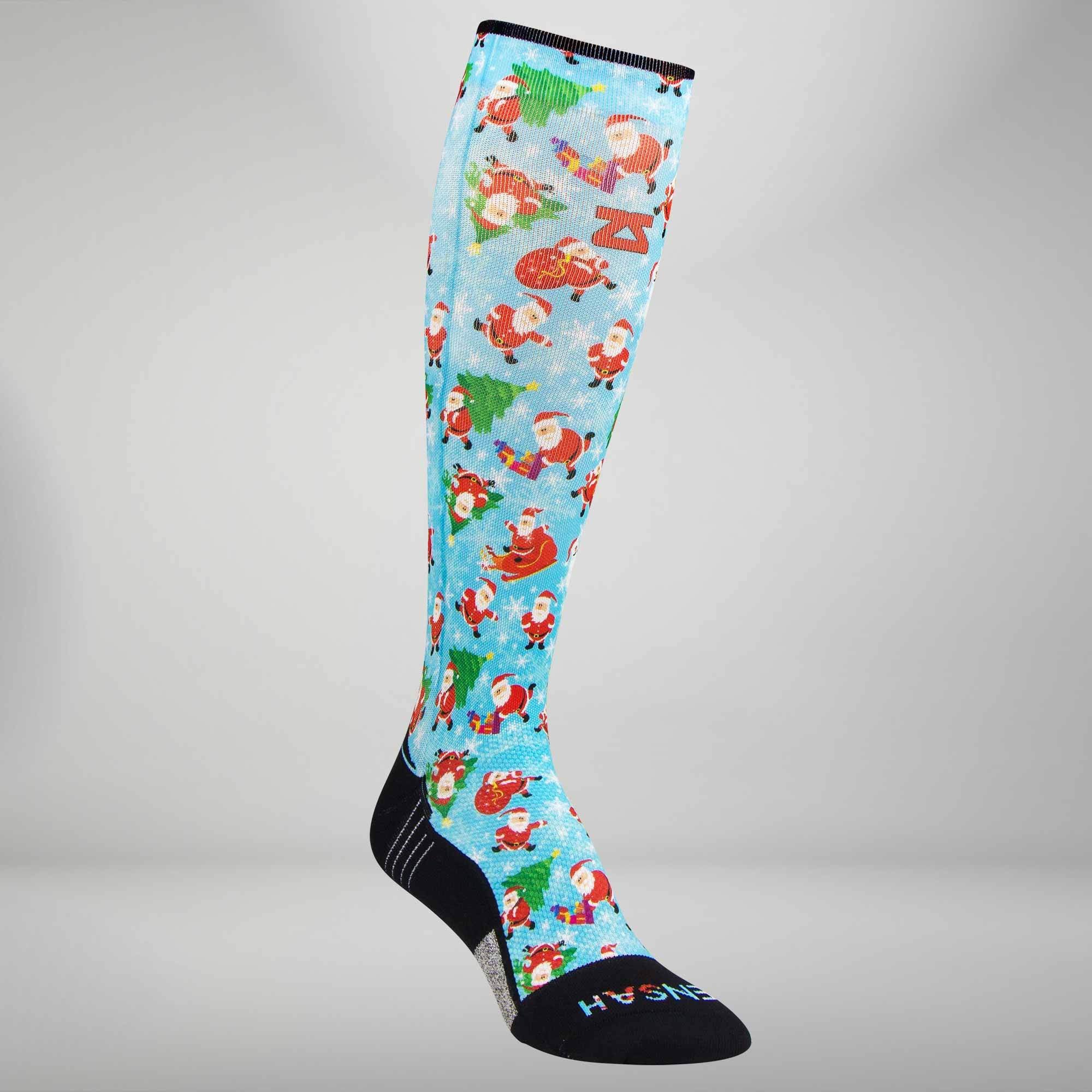 Santa Compression Socks (Knee-High)Socks - Zensah