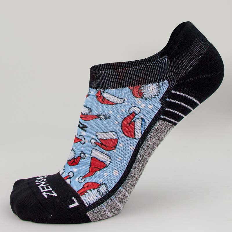 Santa Hats Running Socks (No Show)Socks - Zensah