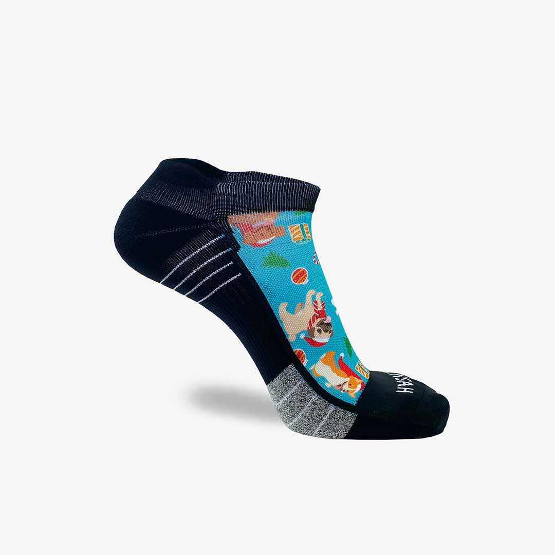 Santa Dogs Socks (No Show)Socks - Zensah