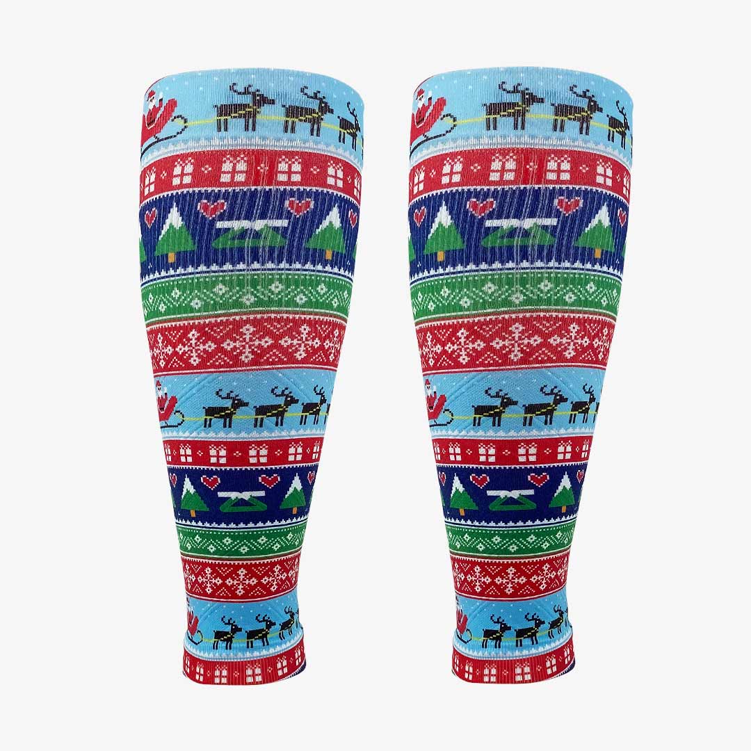 Ugly Santa Sweater Compression Leg SleevesLeg Sleeves - Zensah