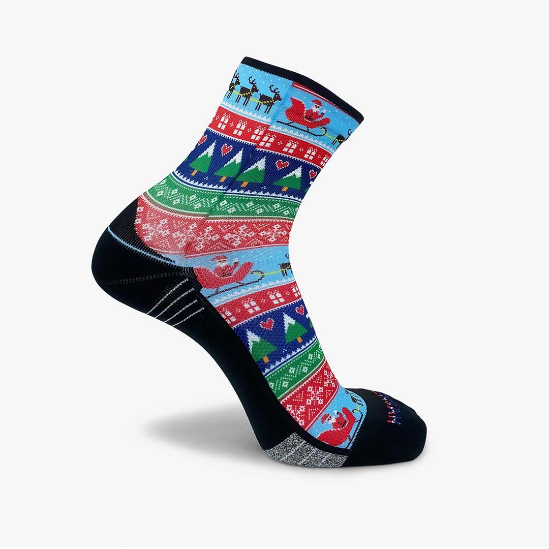 Ugly Santa Sweater Socks (Mini-Crew)Socks - Zensah