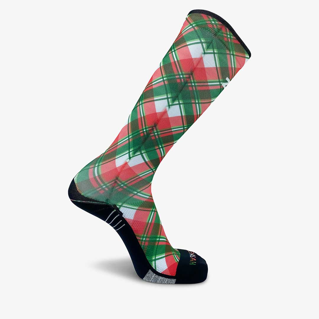 Xmas Plaid Compression Socks (Knee-High)Socks - Zensah